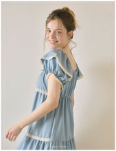 Load image into Gallery viewer, [PRE-ORDER] 2026 S/S 100% 국내산 생산&amp;고퀄리티 "스카이퍼프 스퀘어넥 원피스 잠옷"