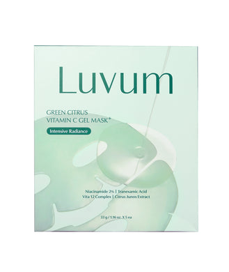 [Luvum]  ✨NEW✨ 러븀 그린 시트러스 비타민C 겔 마스크 플러스 Green citrus vitamin-C gel mask+(1 BOX = 5 EA)