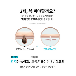 [-16%/ilso] 일소 블랙헤드/피지 박멸!! Natural mild clear nose pack (1box=5 sets)