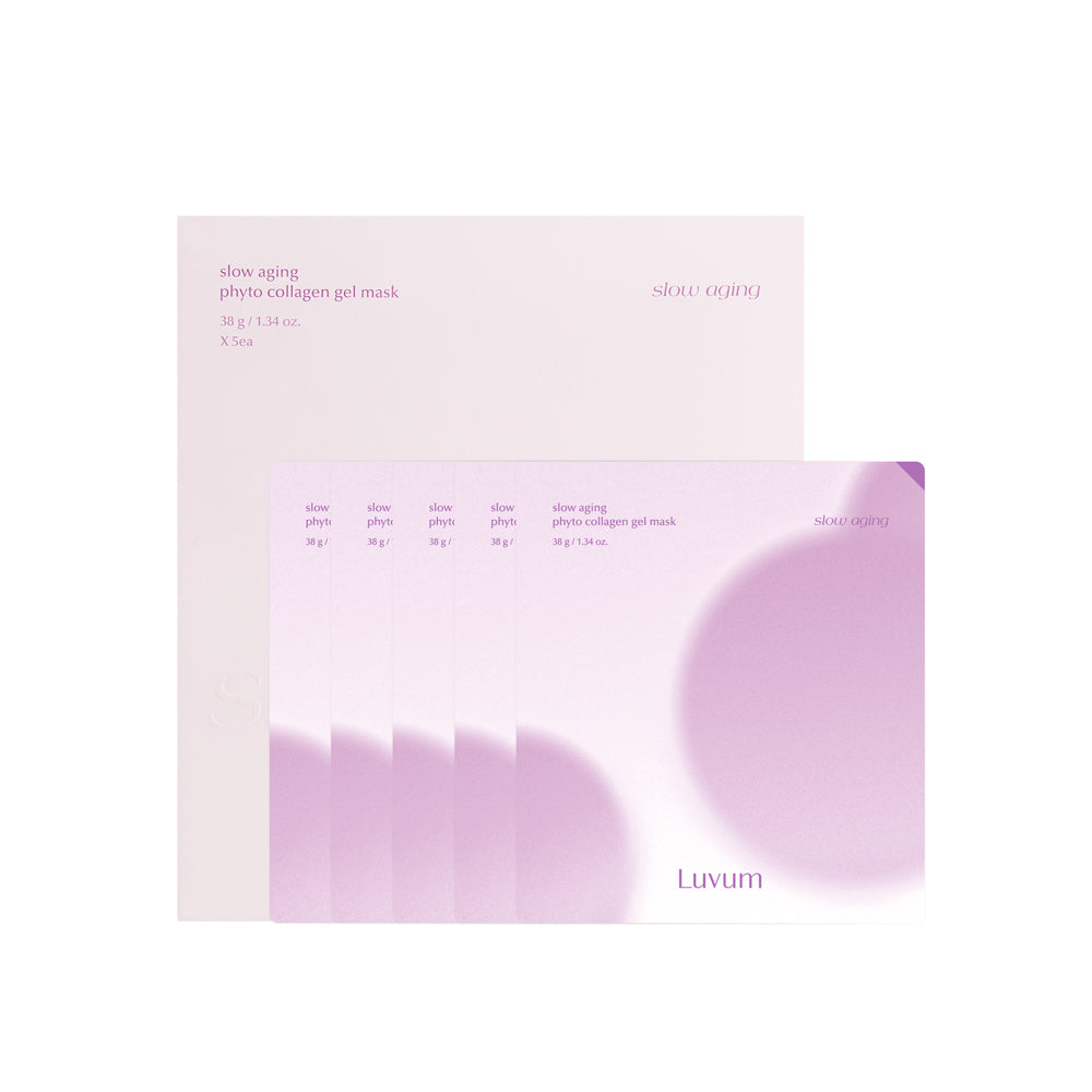 [2+1/Luvum] 러븀 슬로우 에이징 피토 콜라겐 겔 마스크 pyto collagen gel mask (1 BOX = 5 EA)