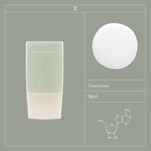 [-22%/XOUL] UV mild sunscreen 유브이 마일드 선크림 35ml(SPF 50+ PA++++)